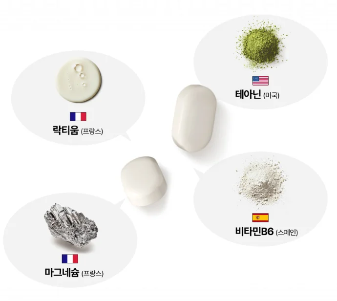 불면증 선물 추천 녹트리서치 슬립케어 원료 배합 이미지