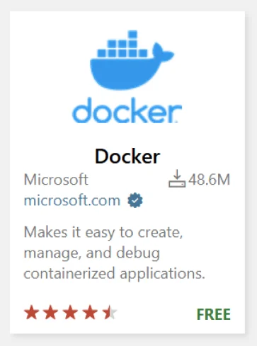 추천 VS Code 익스텐션: Docker