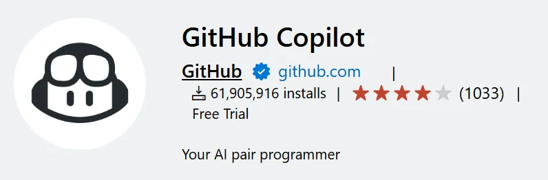 추천 VS Code 익스텐션: GitHub Copilot