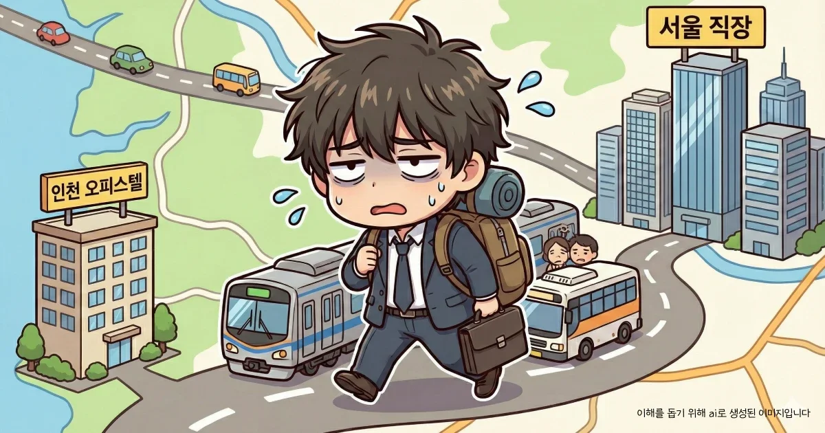 임차권등기를 못 해 인천과 서울을 왔다갔다하는 의뢰인