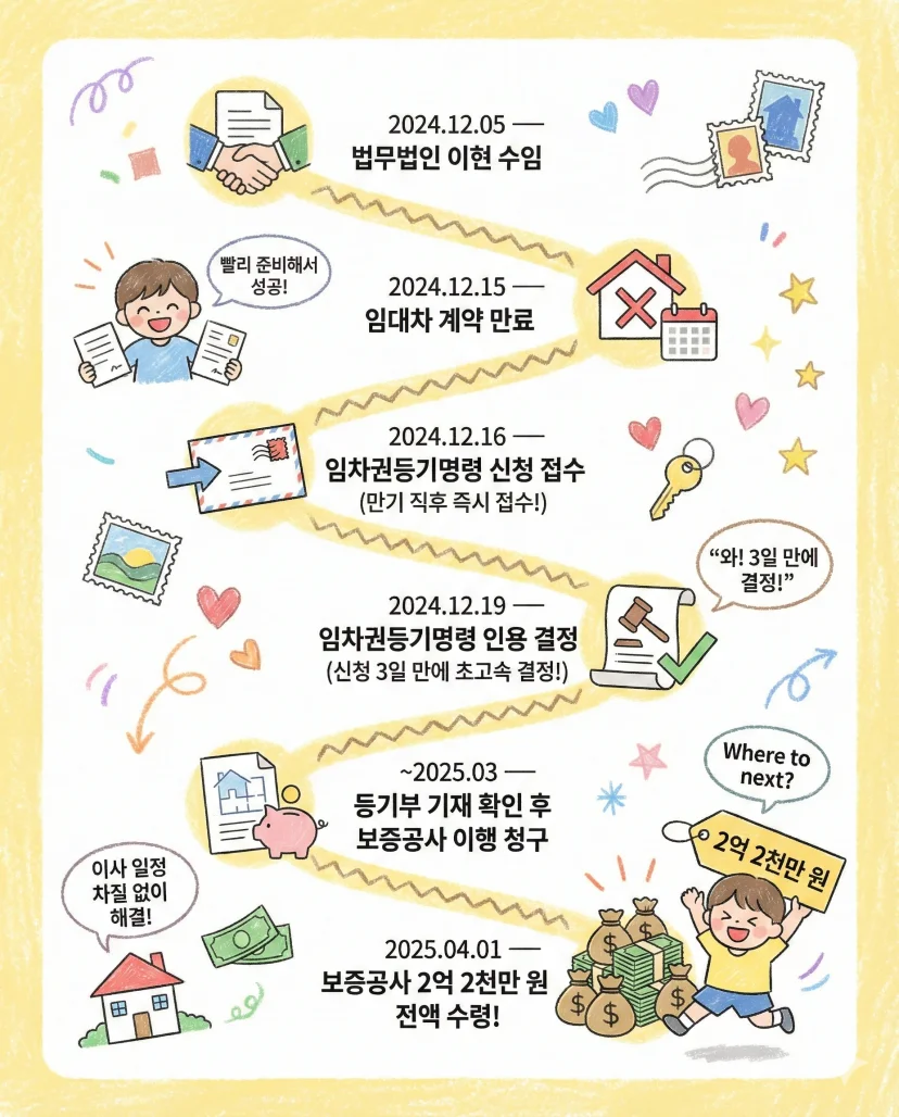 전세보증금 반환 타임라인