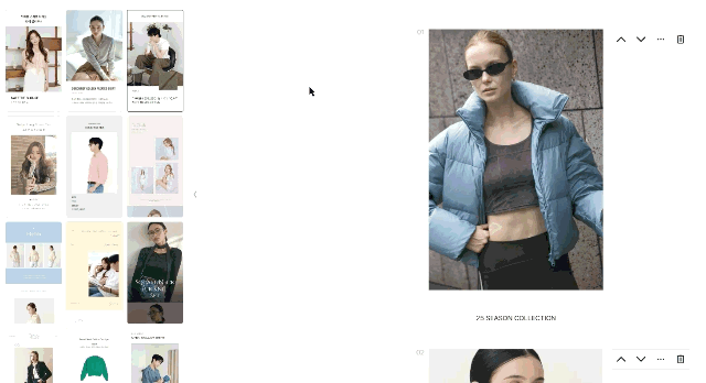 GENCY 상세페이지 생성 대시보드 GIF