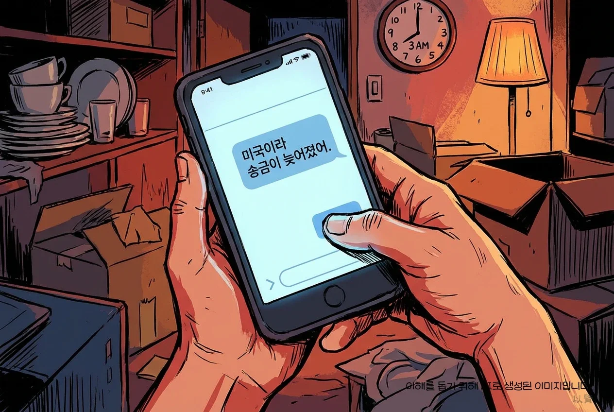 친구에게 온 문자 스톡이미지