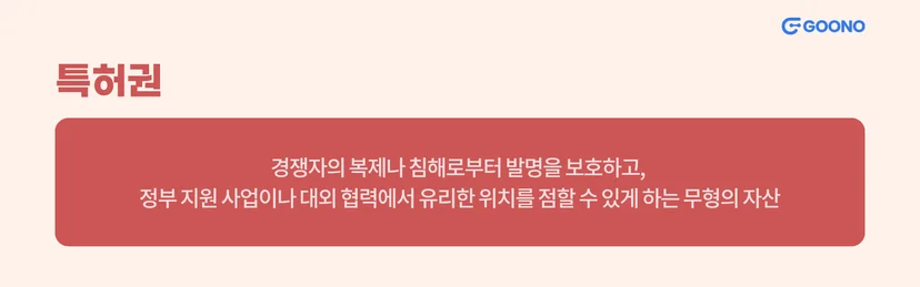 특허권의 정의