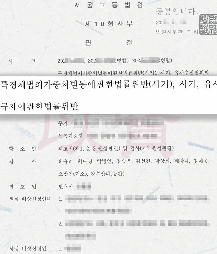 유사수신 판결문 1
