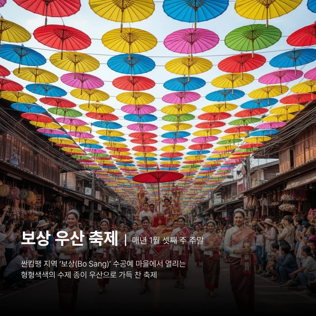 치앙마이, 치앙마이 여행, 치앙마이 축제, 치앙마이  우산 축제