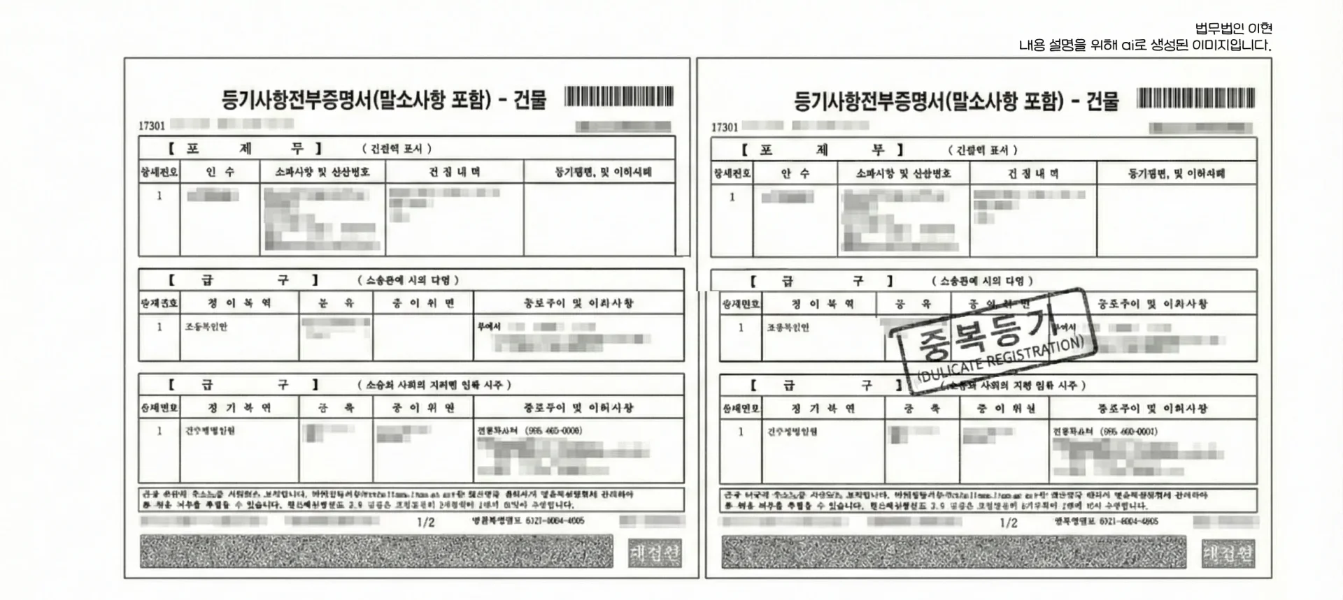 등기사항전부증명서