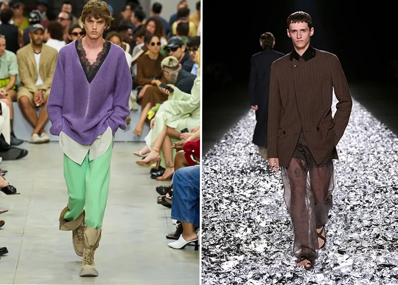 2026 남자 모델 트렌드 – 패러독스 드레싱을 활용한 믹스매치 스타일의 남자 모델