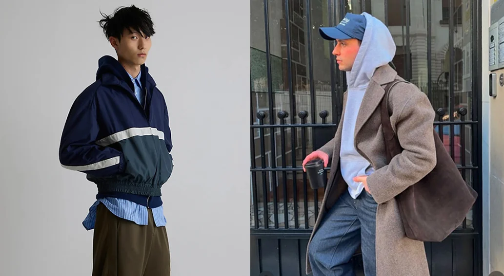 2026 남자 패션 모델 스타일 – 포멀과 캐주얼을 결합한 믹스매치 룩