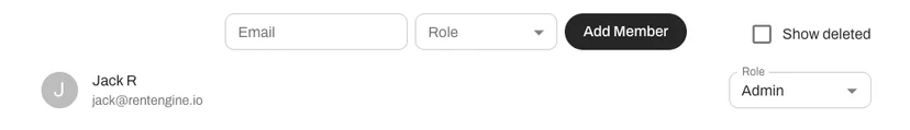 Add new team members and assign them specific roles. 