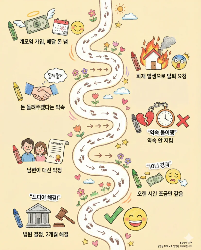 약정금 타임라인
