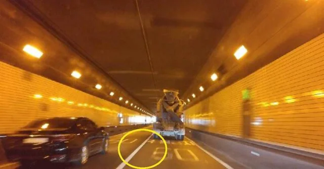 터널 안 차량 시야