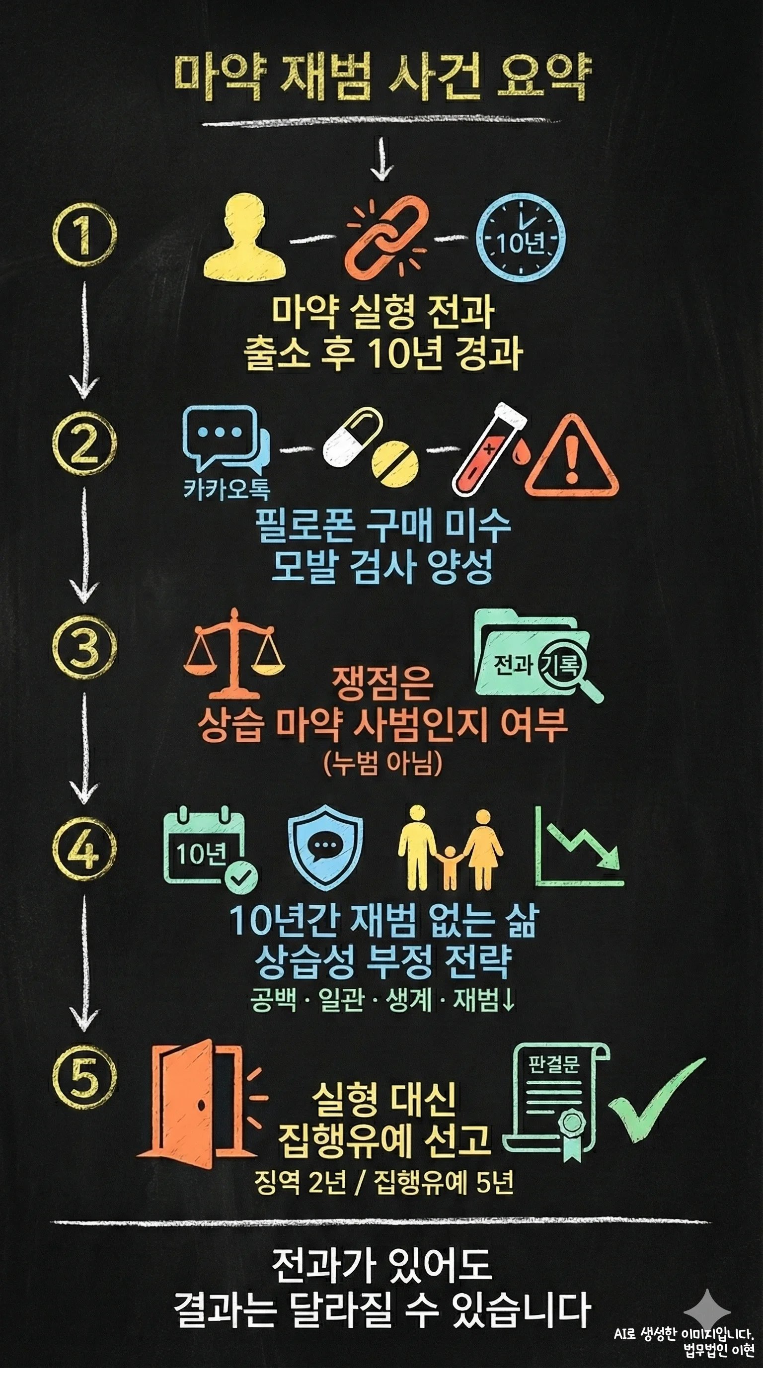 마약 재범 사건 타임라인