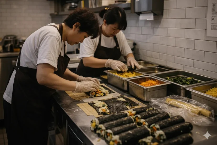 김밥 냉장고