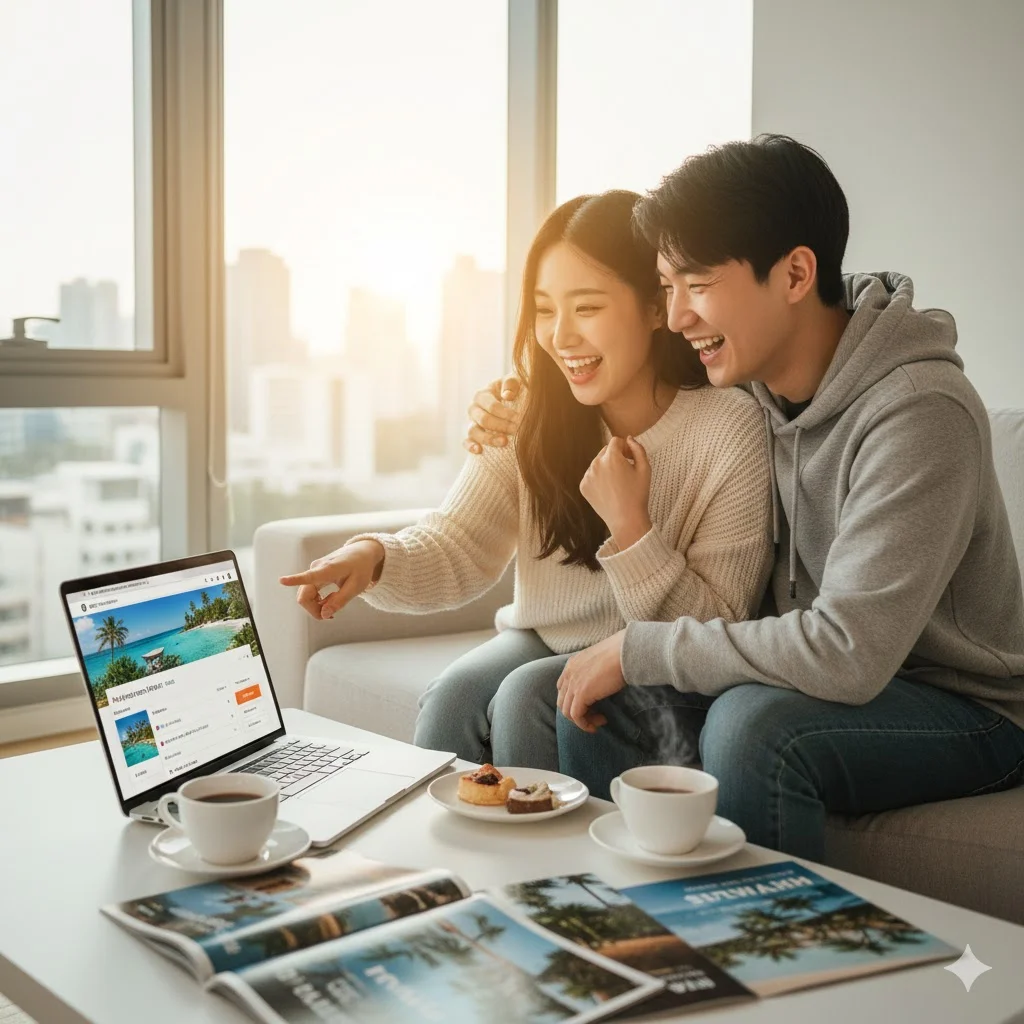 신혼여행 예약 언제부터 해야 할지 고민이라면? 성수기/비수기 기준부터 몰디브·하와이·유럽 등 여행지별 최적 예약 시기와 체크리스트를 한 번에 정리했습니다.