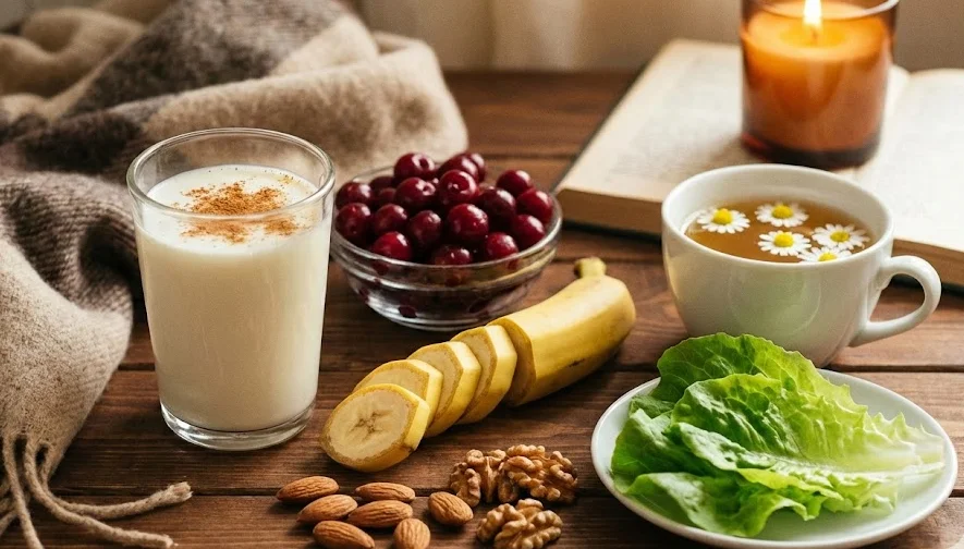 불면증에 좋은 음식 이미지