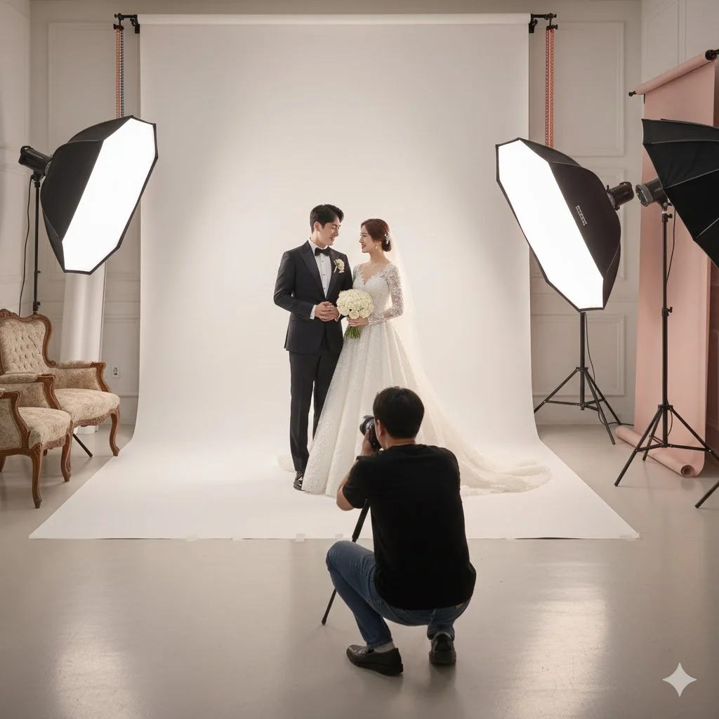 스드메 평균 비용 | 스튜디오·드레스·메이크업 비용 구조부터 추가금 줄이는 법까지