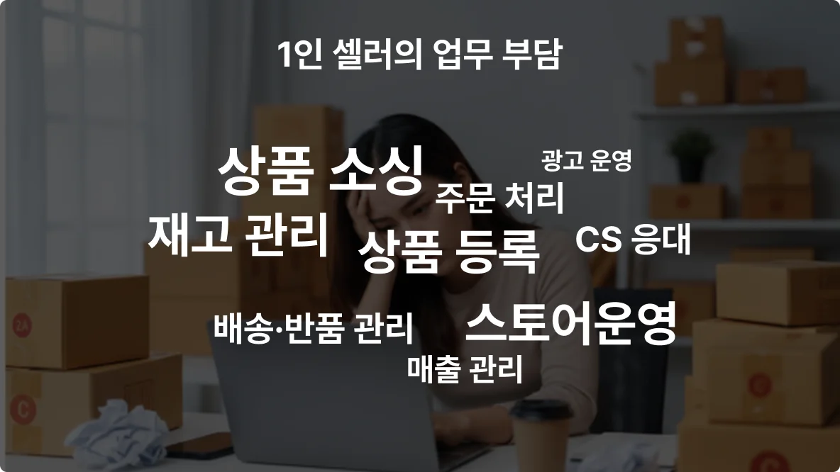 1인-셀러의-업무-부담-이미지