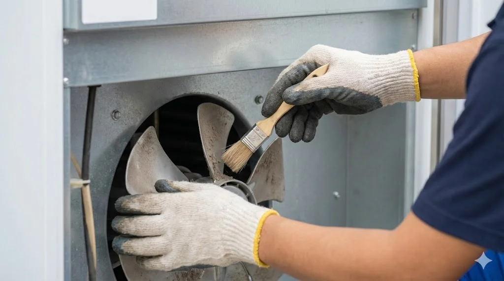 업소용냉장고팬소음 효과적으로 줄여주는 팬 날개 먼지 제거와 정기적인 청소 관리 방법