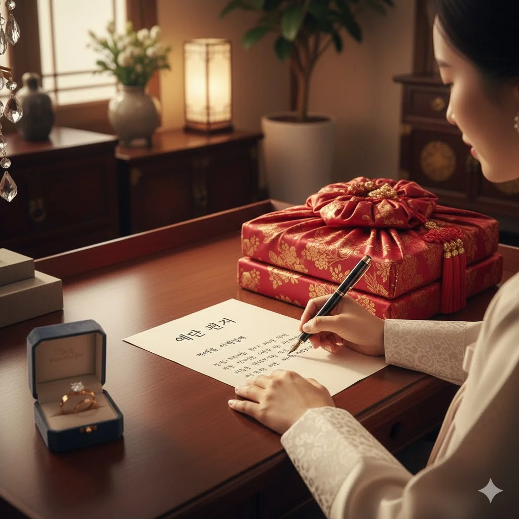 예단 편지 예시 | 예단 보낼 때 함께 쓰는 인사말 정리