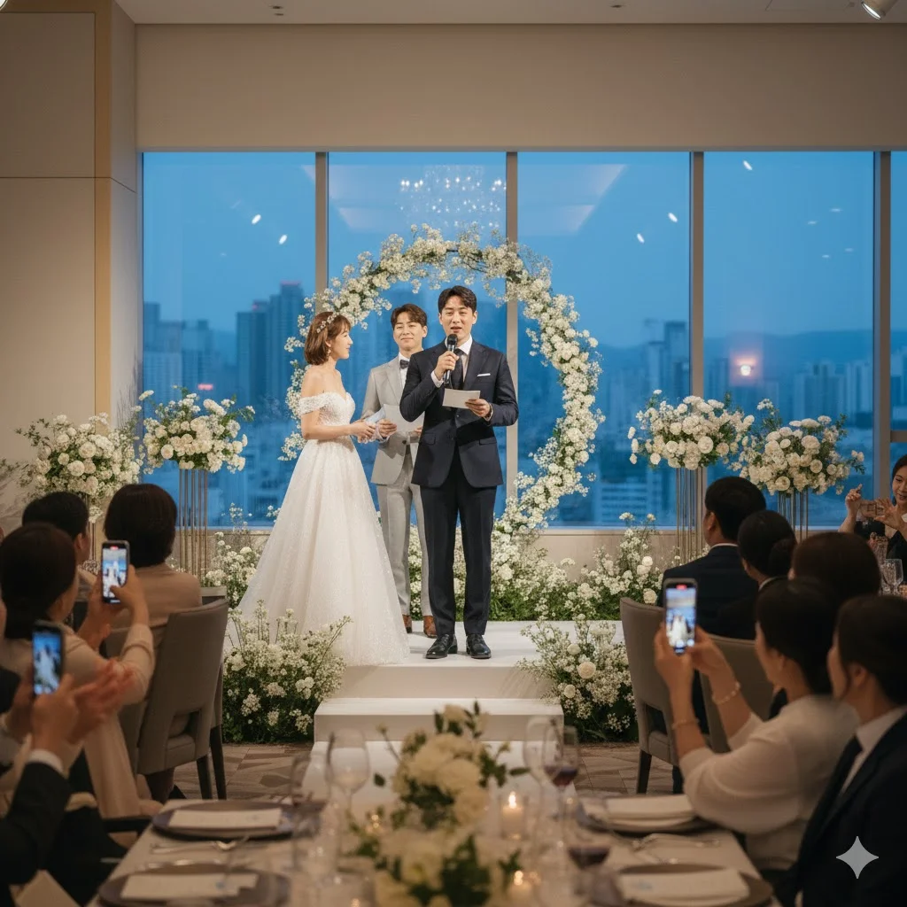 결혼식 사회자 구하기 | 지인·전문 사회자 선택 가이드 (비용·섭외·체크리스트)