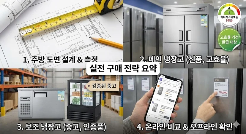식당 냉장고