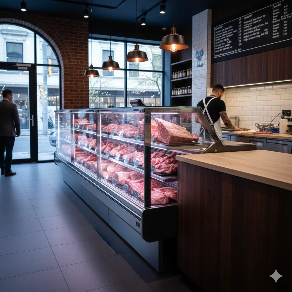 업소용 고기 냉장고