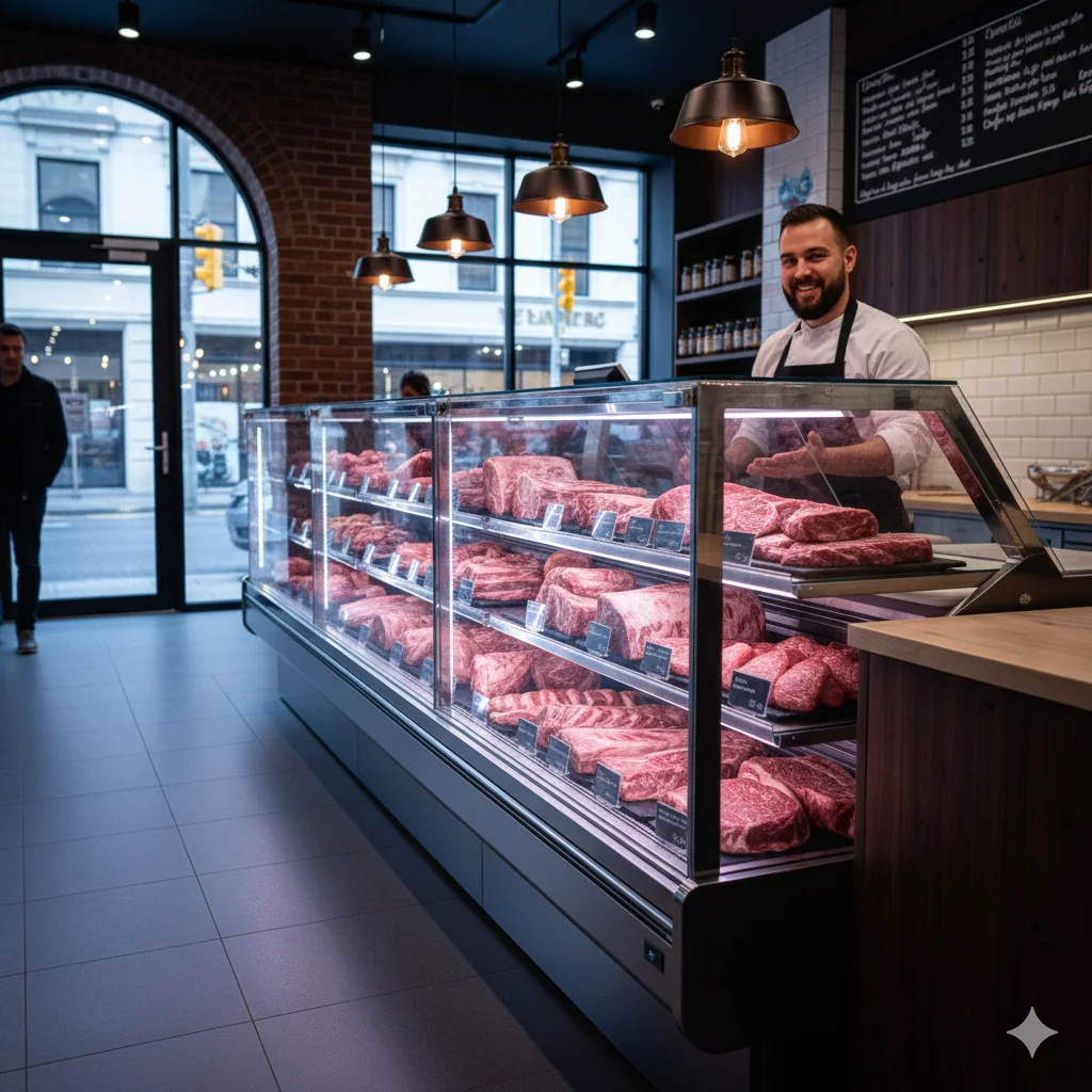업소용 고기 냉장고