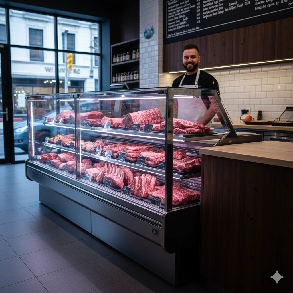 업소용 고기 냉장고