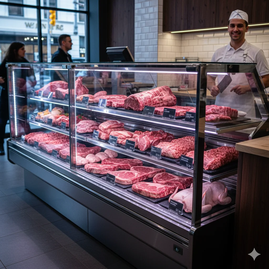 업소용 고기 냉장고