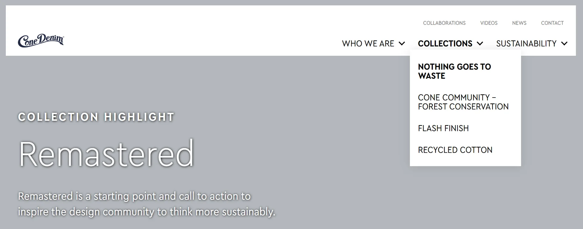 콘 데님(Cone Denim) 탐구: 130년 전통의 미국 데님 자존심과 혁신적 기술력