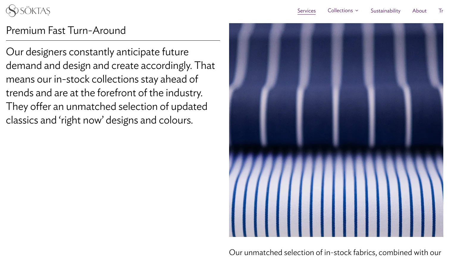 세계적인 셔츠 원단 명가 쇠크타슈(Söktaş)를 분석합니다. 독자적인 '미앤더 71' 면화부터 재생 농업을 통한 지속 가능한 혁신까지, 하이엔드 원단의 모든 것을 확인하세요.