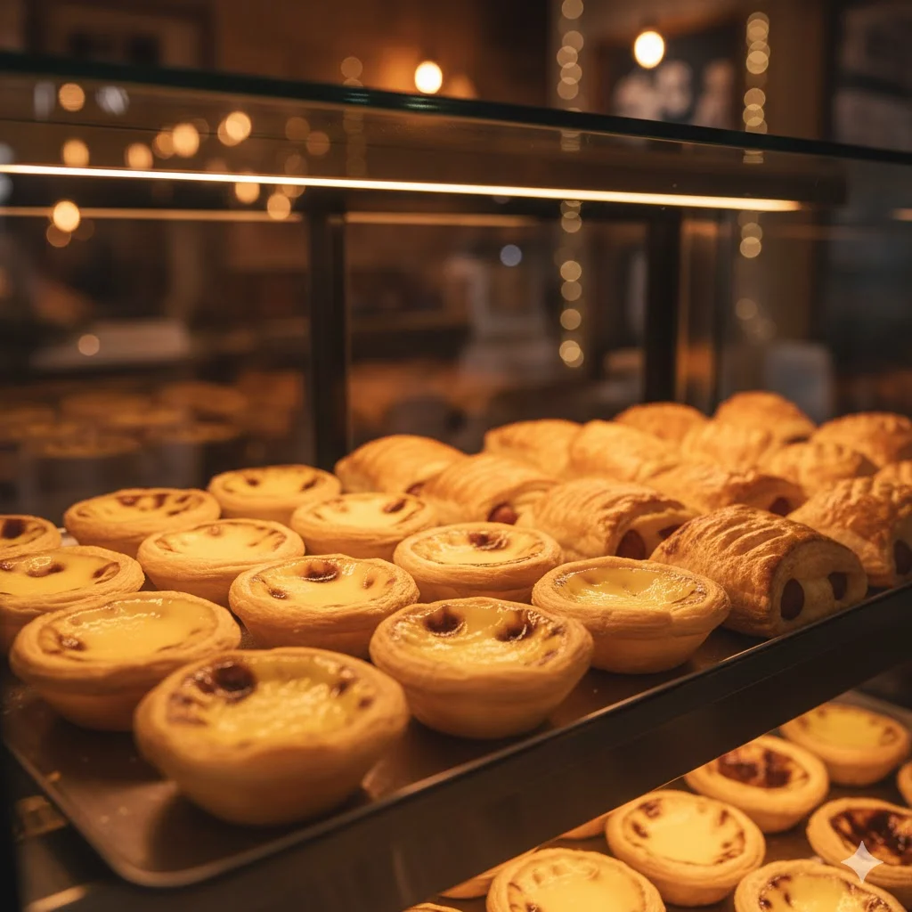 따뜻한 빛을 내며 상품을 돋보이게 하는 매장용 온장고쇼케이스 내부