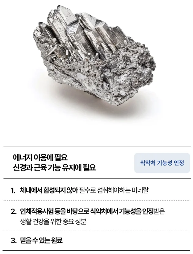 녹트리서치 슬립케어 마그네슘 성분 자료 이미지