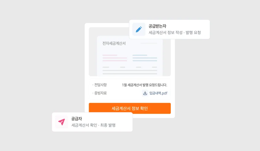 역발행 세금계산서