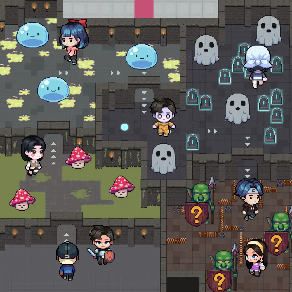 젭 퀴즈 던전 탈출 맵 썸네일