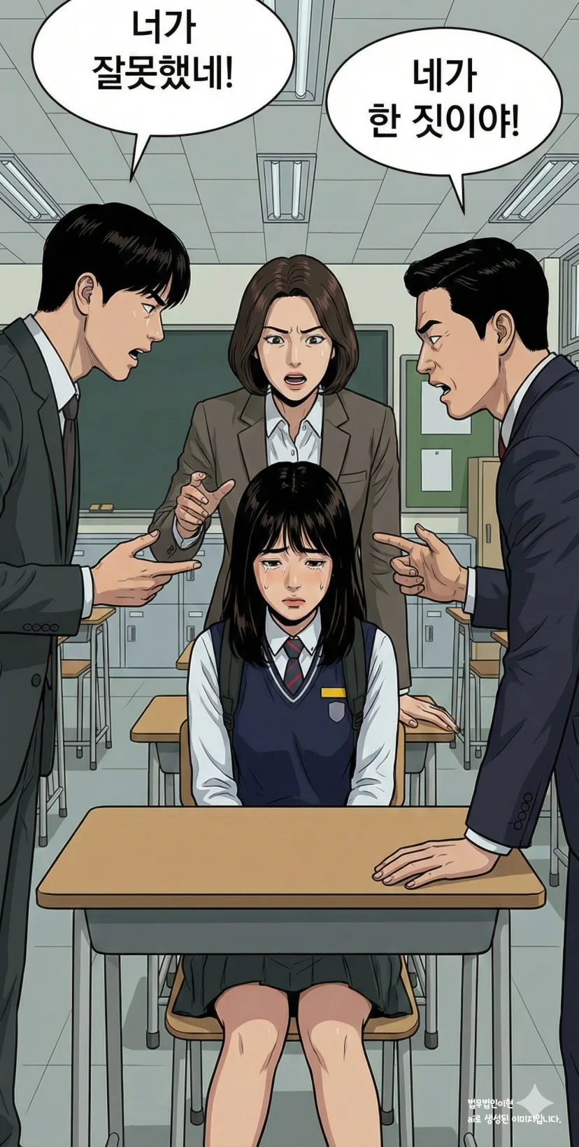 집단 따돌림 억울한 학교폭력 처분