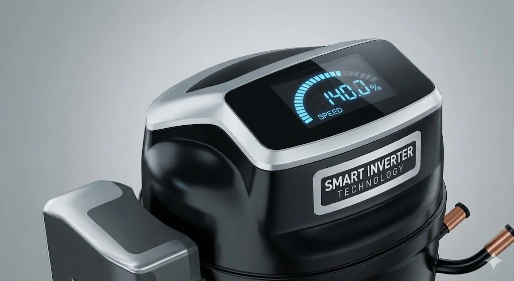 한성쇼케이스의 지능형 고효율 스마트 인버터 컴프레서 이미지.