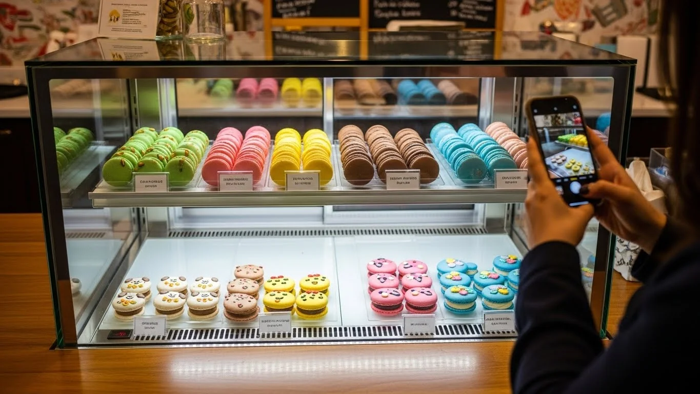 마카롱 쇼케이스