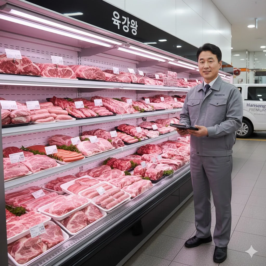 정육점 쇼케이스