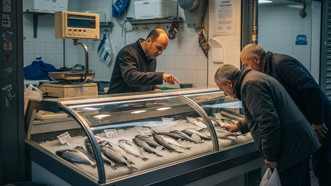 업소용 생선 냉장고