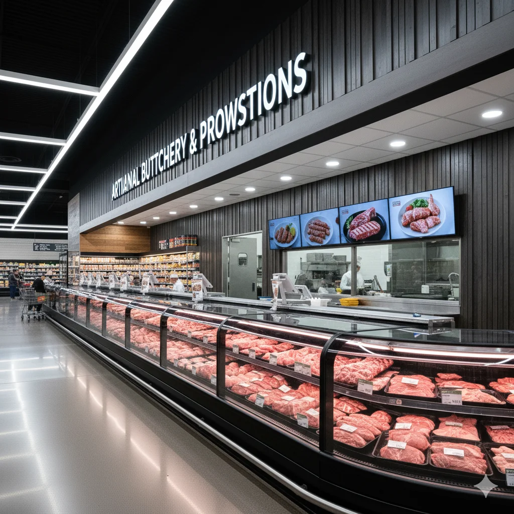 정육점 쇼케이스