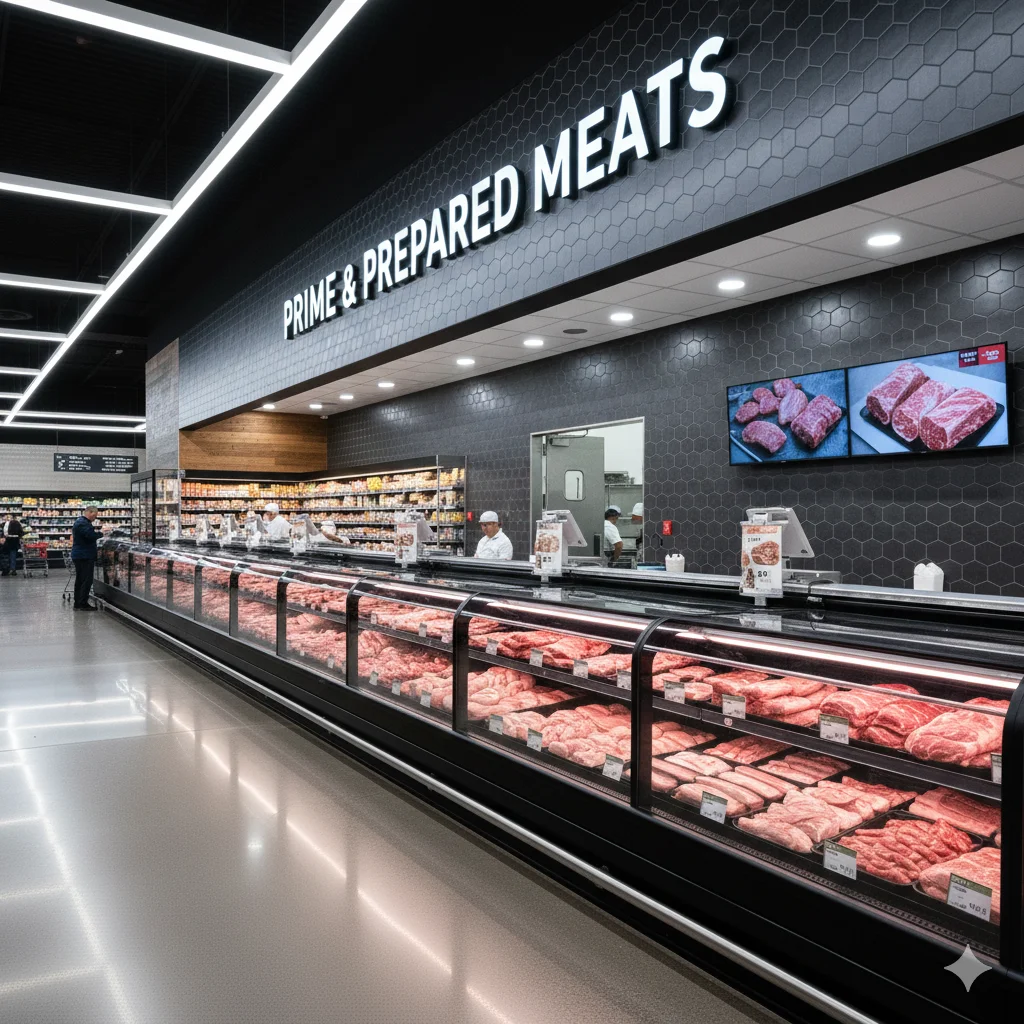 정육점 쇼케이스