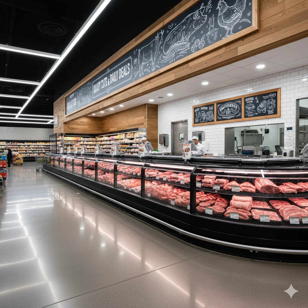 정육점 쇼케이스