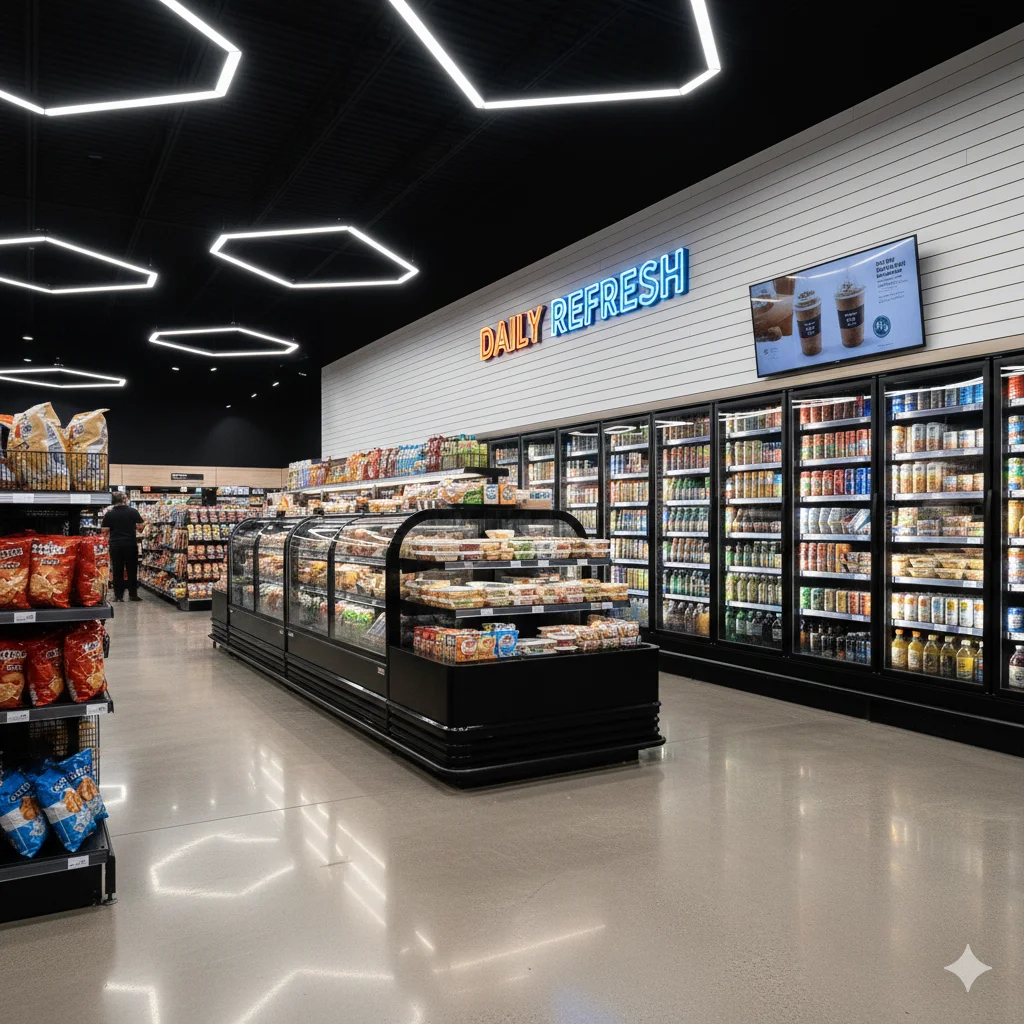 편의점 냉장고