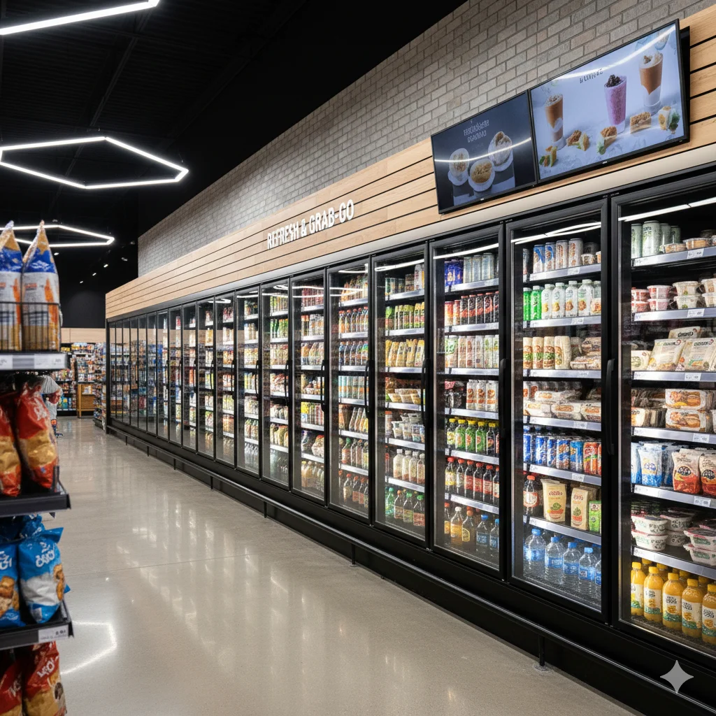 편의점 냉장고