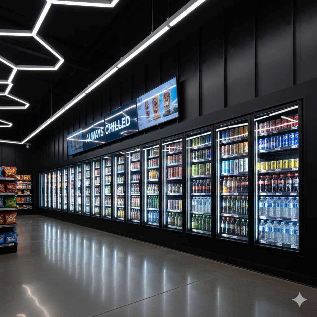 업소용 투명 냉장고