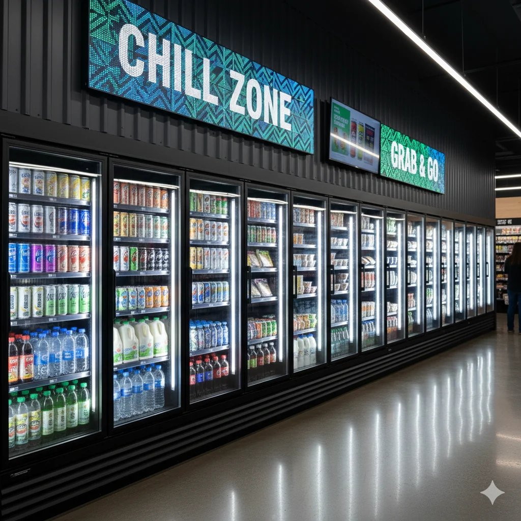 업소용 투명 냉장고