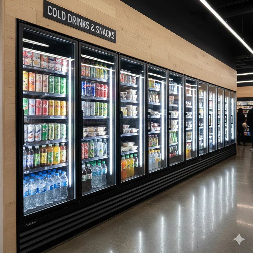 업소용 투명 냉장고