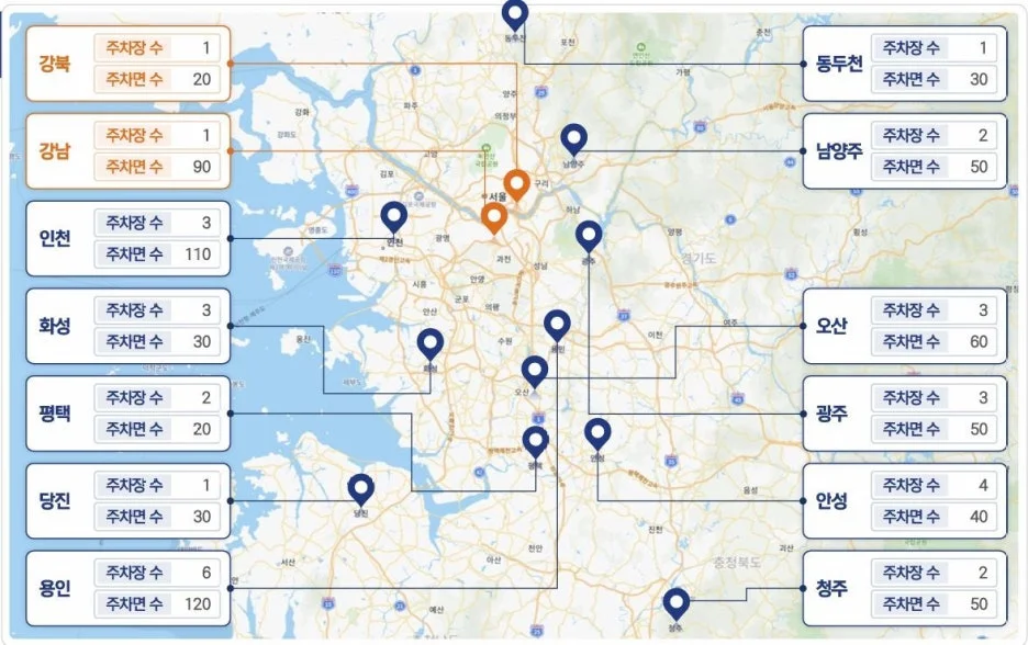 트럭헬퍼의 전국 화물차주차장